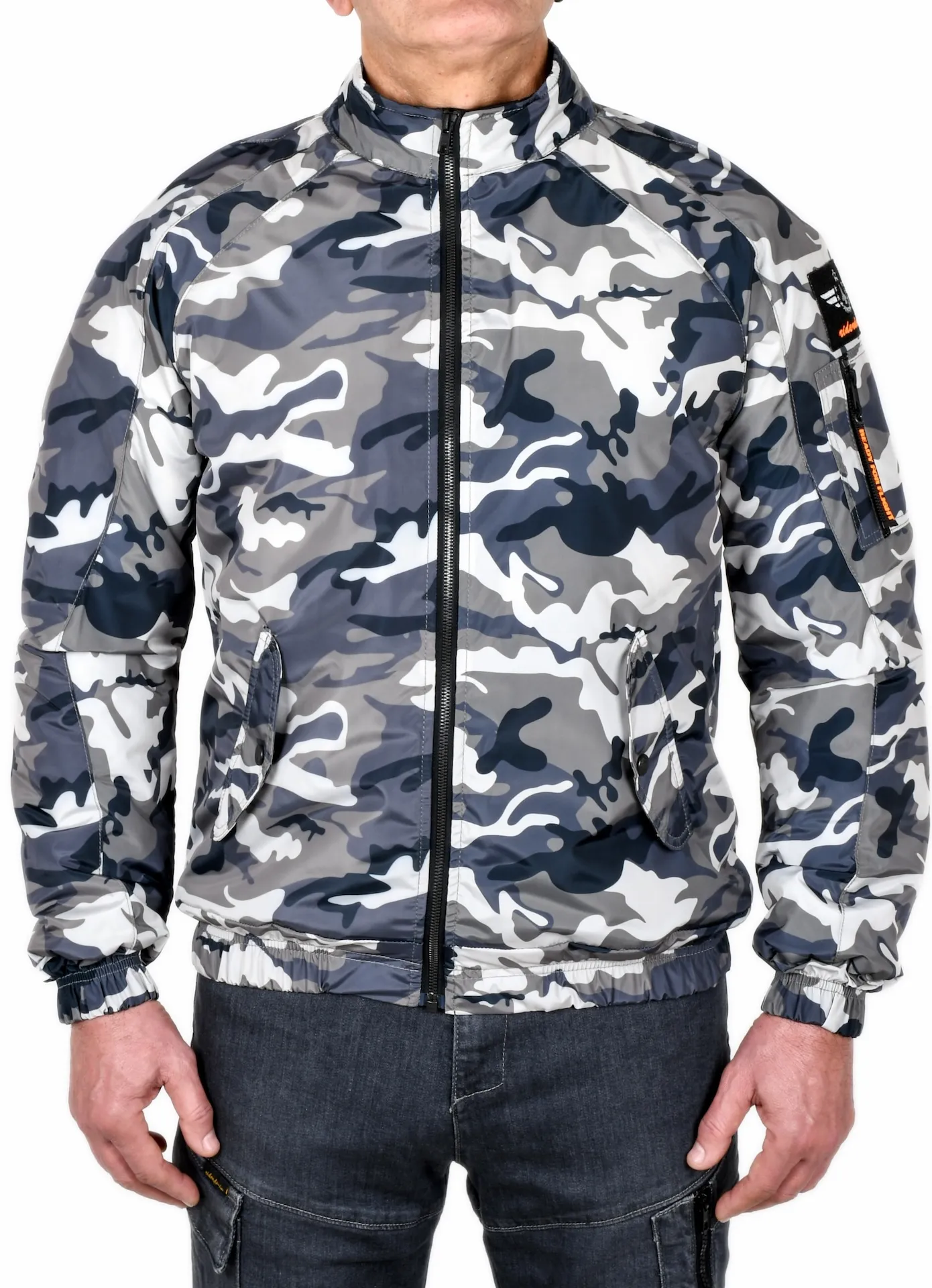 CAMO-BOMBER Top – Motorcycle Jacket